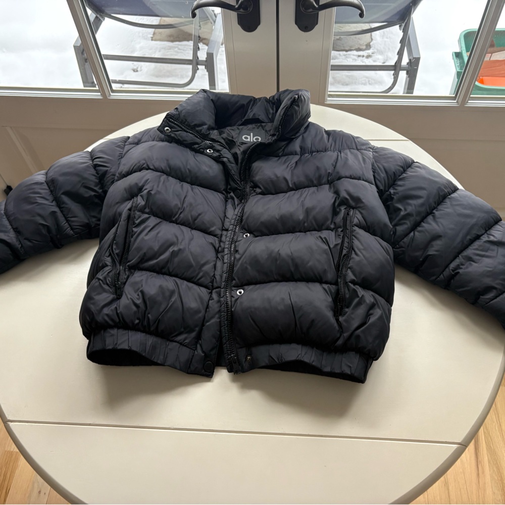 ALO Black Puffer Jacket